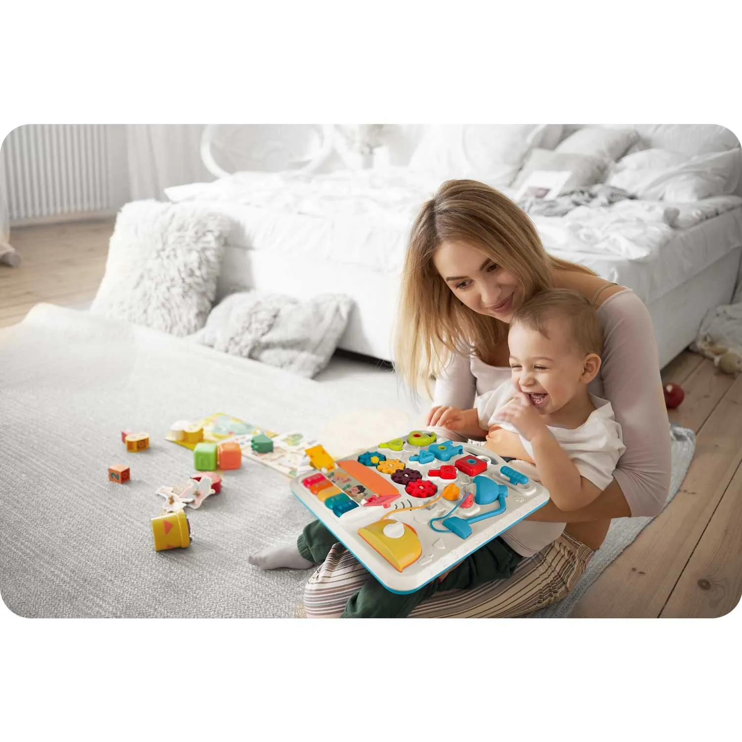 ricokids edukativni stol s glazbom i zvukom, plavi - slika 9