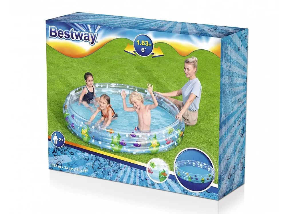 bestway dječji bazen 1,83x33cm 51005 - slika 7