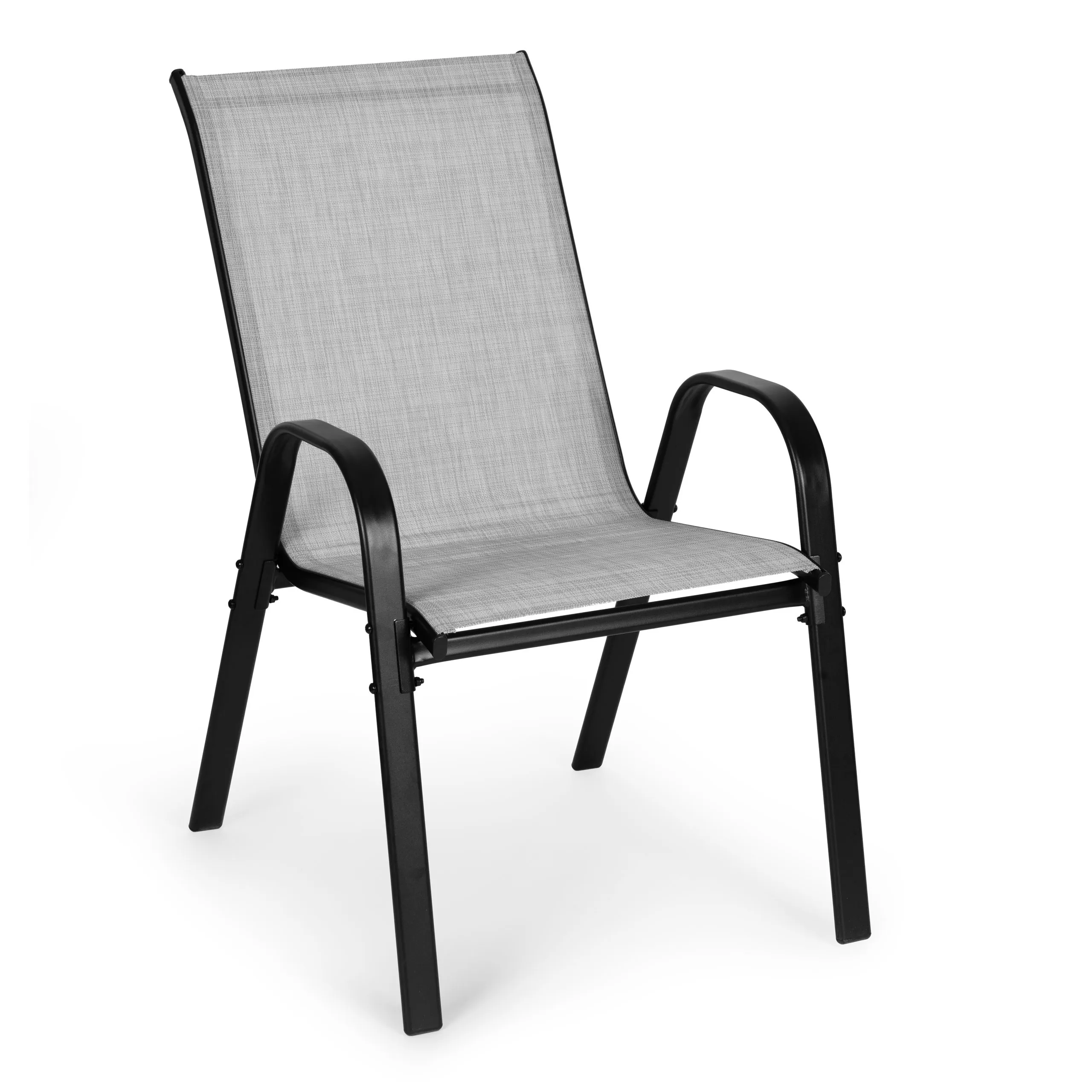 multigarden set od 2 vrtne stolice – za terasu ili balkon, svijetlosive - slika 4