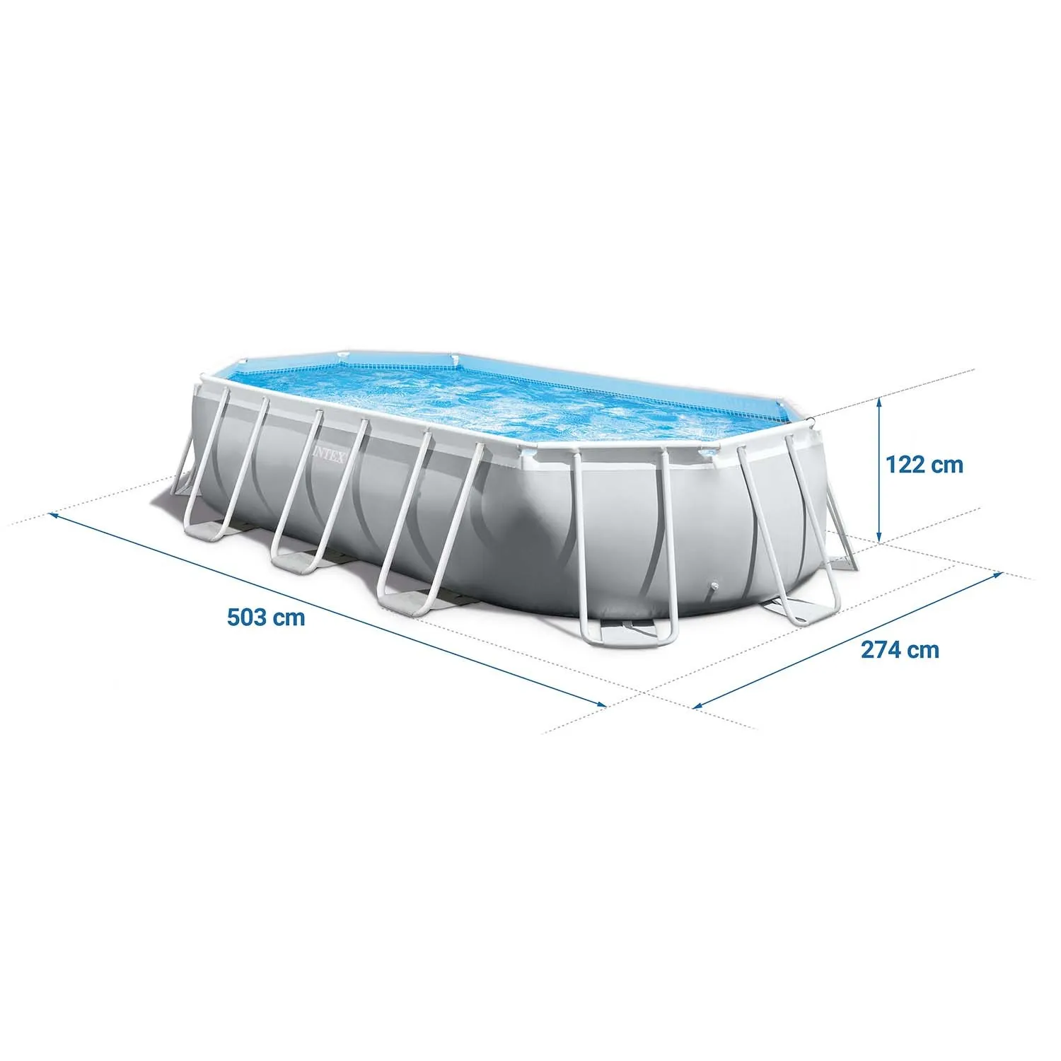 intex vrtni bazen 503 x 274 x 122 cm + gratis aparat za mjehuriće - slika 8