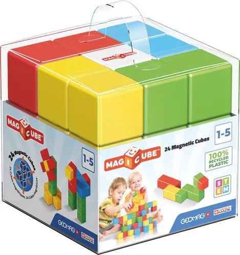 geomag magicube kocke u punoj boji, 24 kom - slika 2