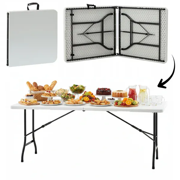 sklopivi kamperski stol 240 x 74 x 74 cm - slika 2