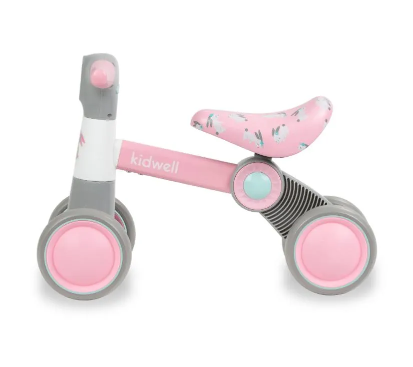 dječji bicikl bez pedala petito bunny roza - slika 6