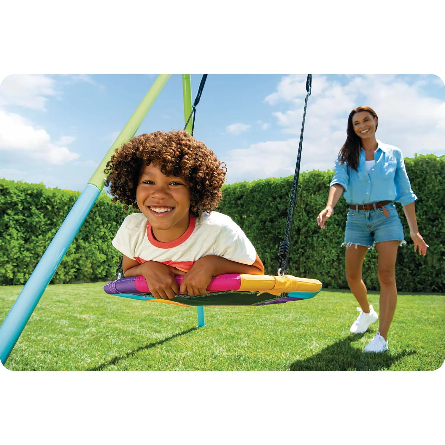 intex ljuljačka za igralište gnijezdo roda 2 u 1 235 cm x 254 cm x 200 cm - slika 7