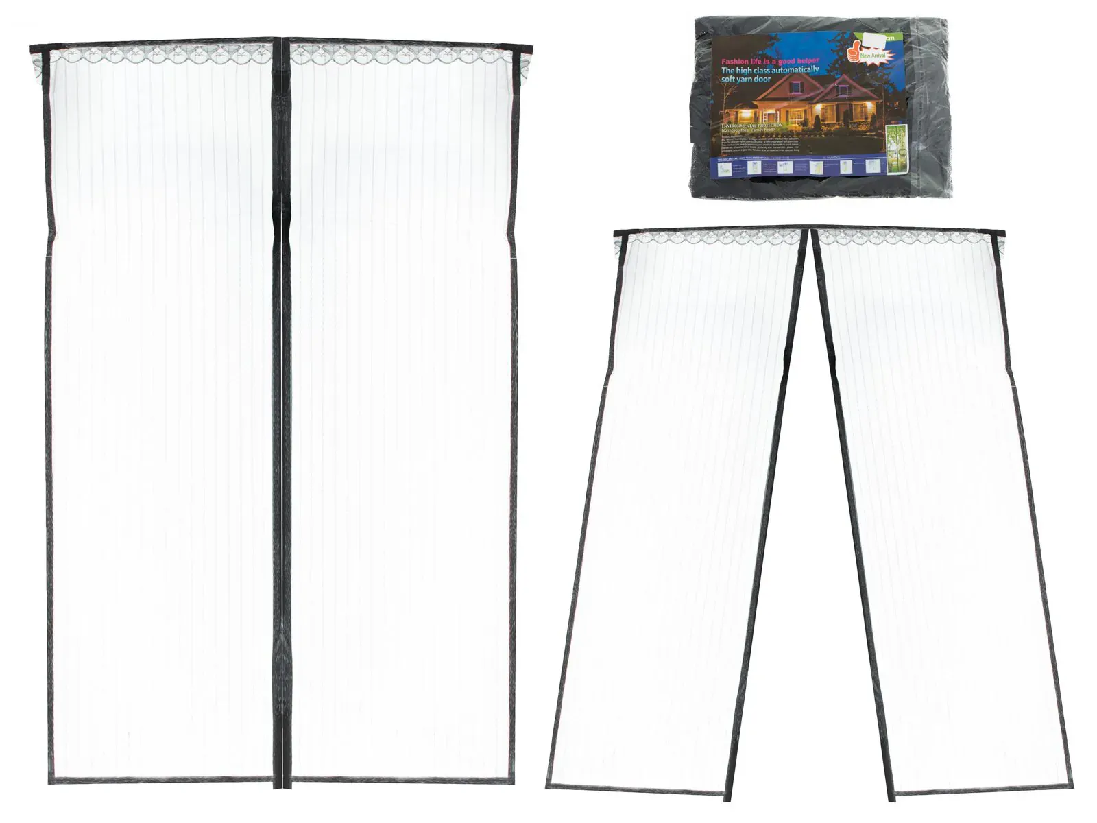 magnetna mreža protiv komaraca za vrata 160 x 230cm - slika 2