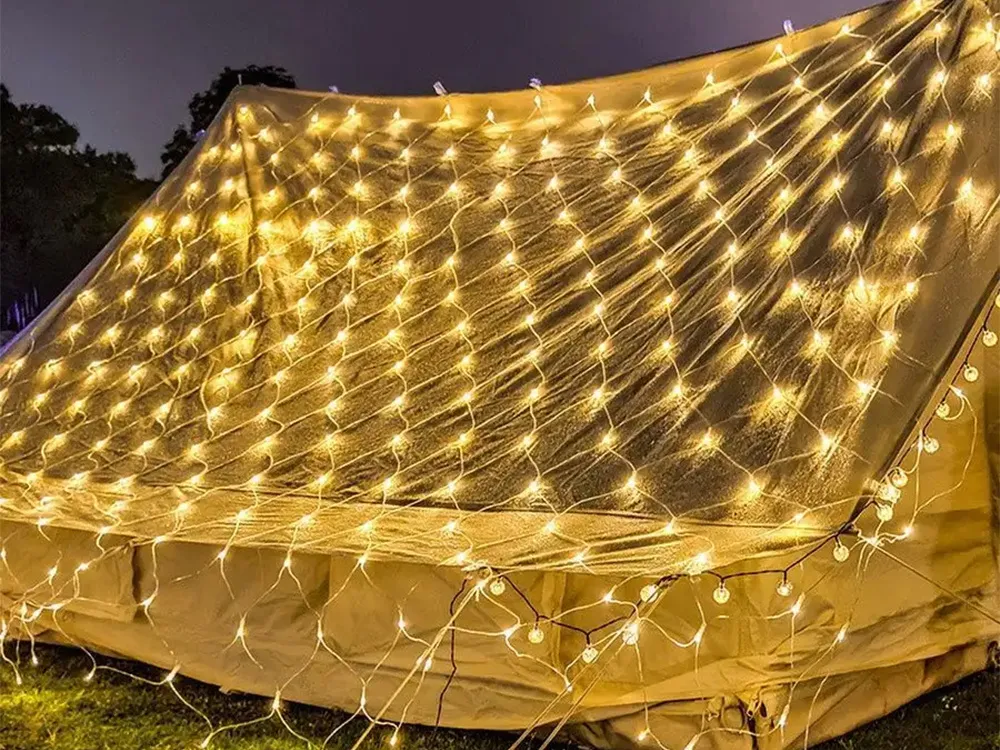 zavjesa 160led božićna svjetla s daljinskim upravljačem - slika 5