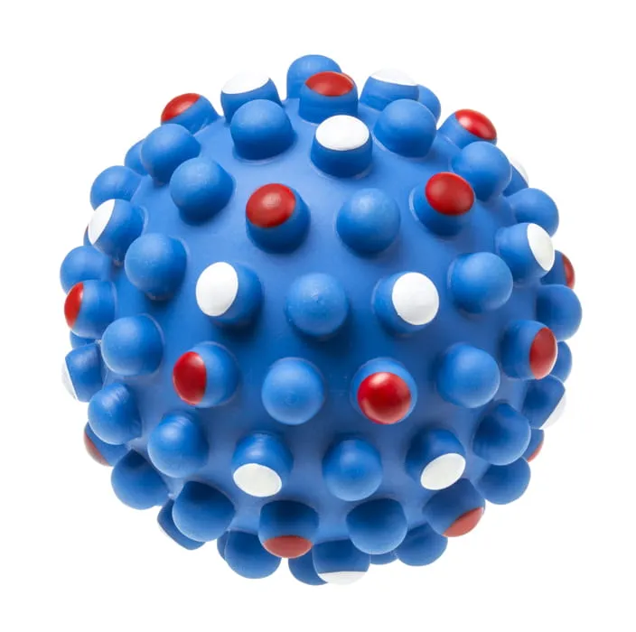 tullo loptica grickalica za pse 11,4cm crvena - slika 3