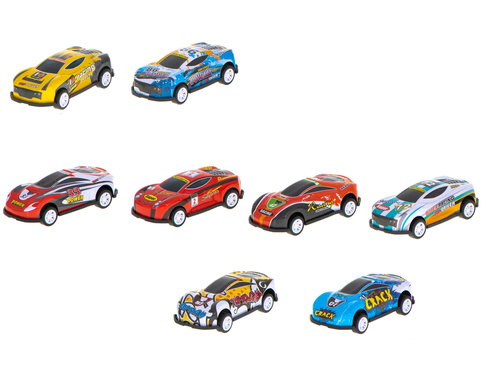 set metalnih automobila 8 kom. - slika 7