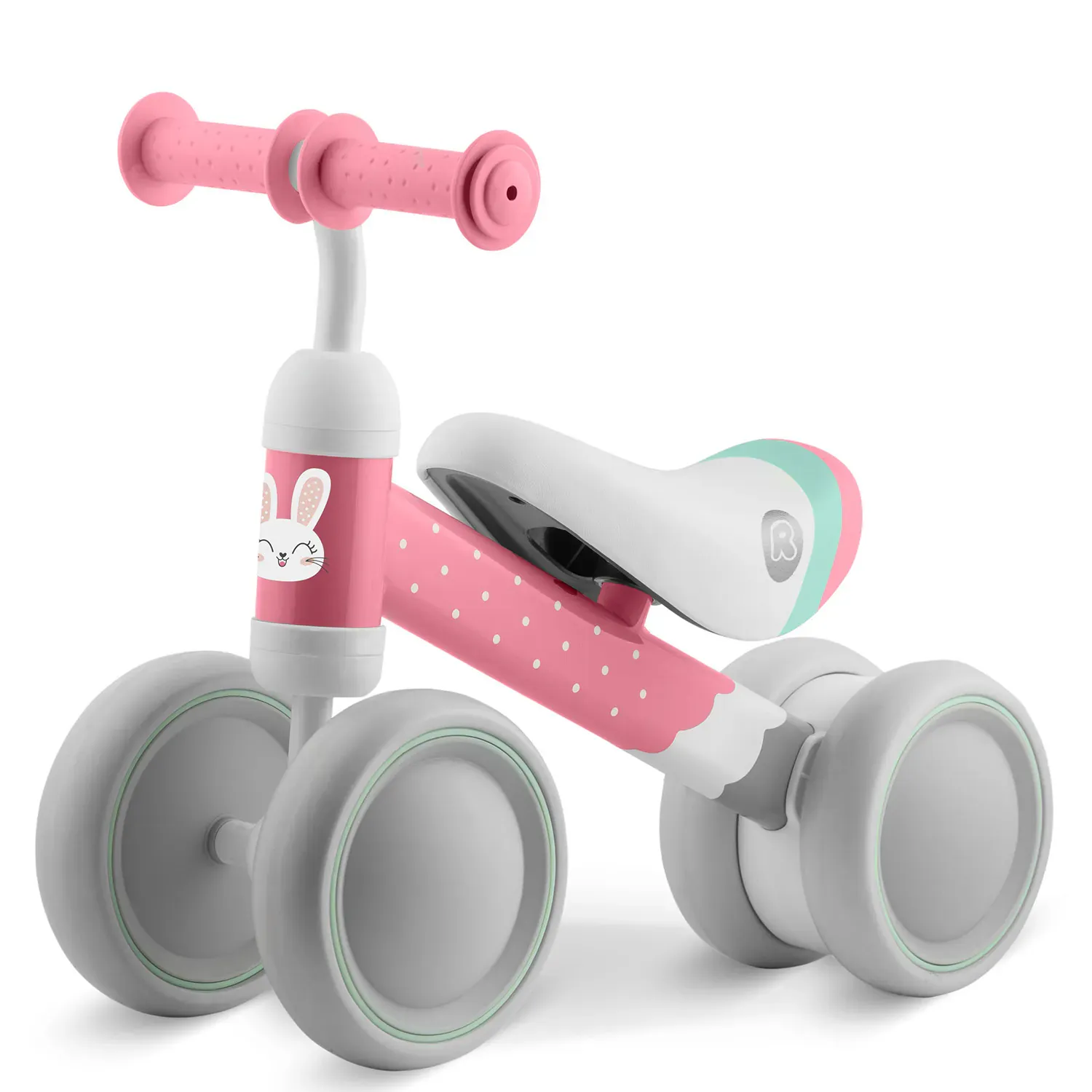 ricokids bicikl za balansiranje za malu djecu, rozi - slika 2