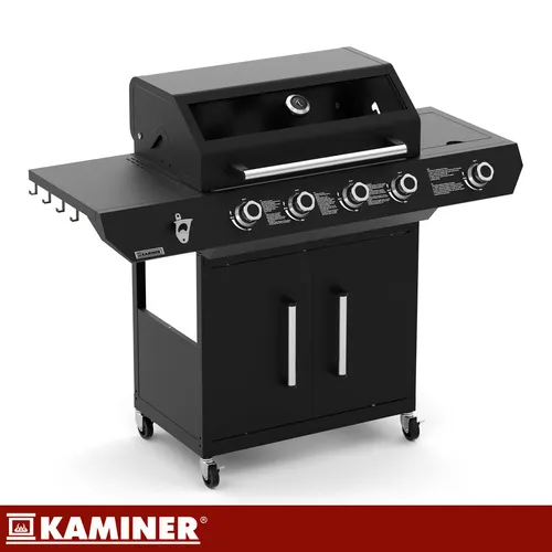 kaminer plinski roštilj 4+1 17kw varen black 5.0 - slika 5