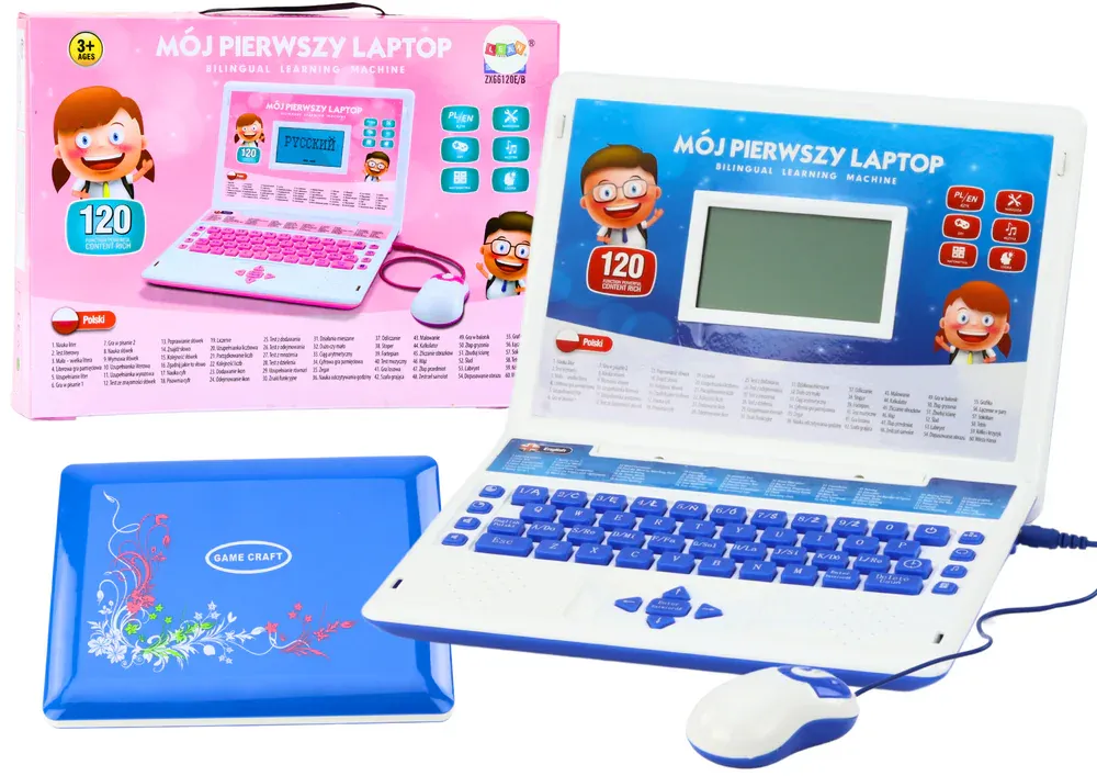 prijenosni laptop sa 60 funkcija plavi - slika 2