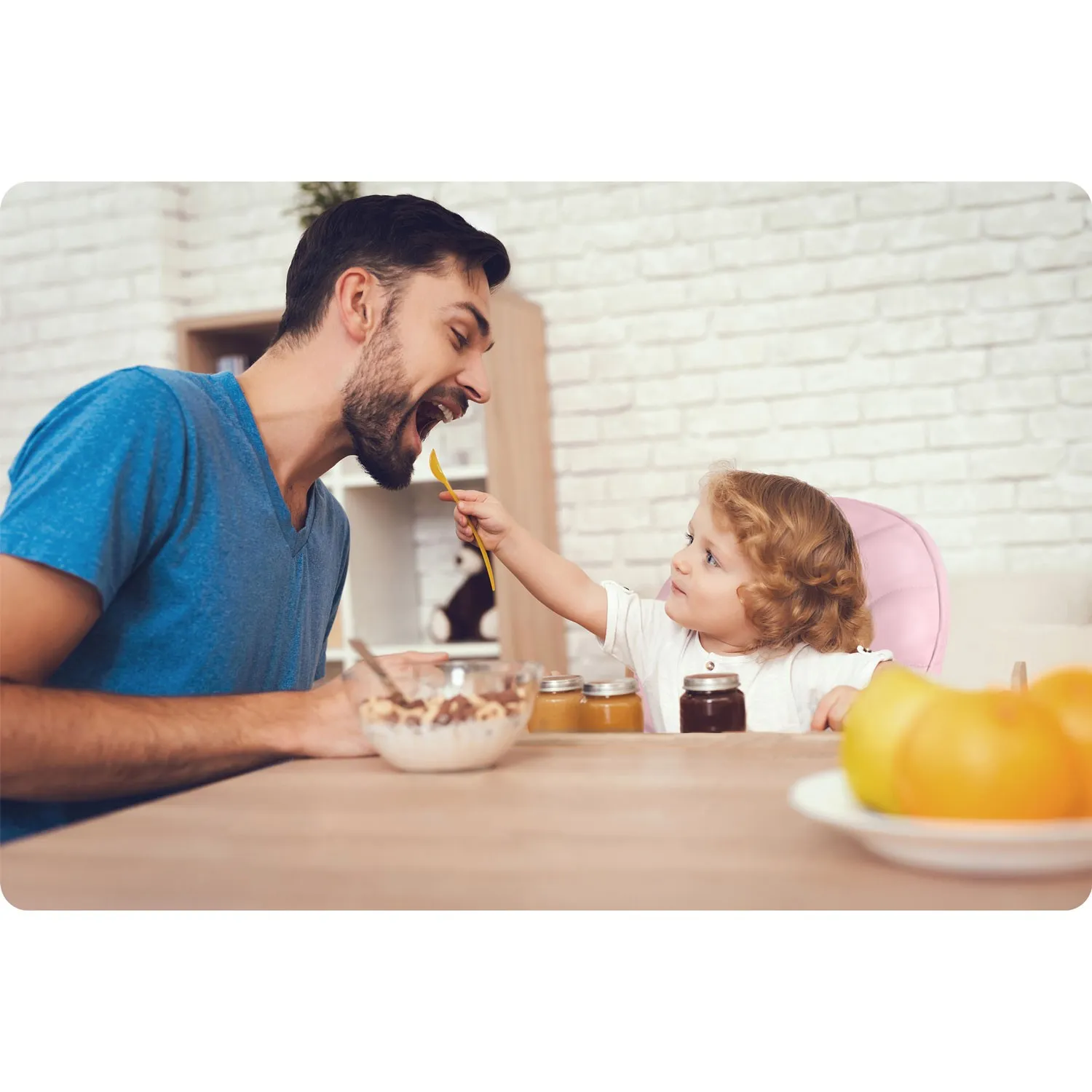 ricokids tulo stolica za hranjenje, roza - slika 8
