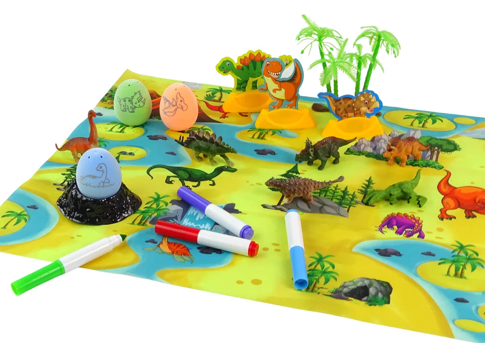 diy kreativni set jaja dinosaura za bojanje figurice - slika 6