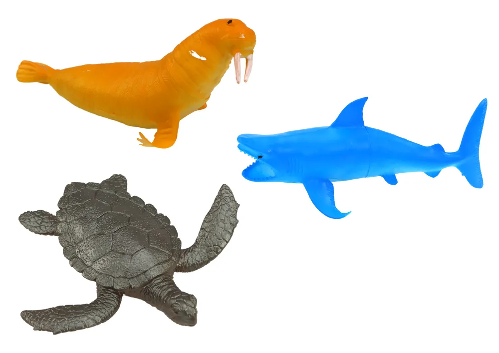 set od 10 figura podvodnih morskih životinja - slika 4