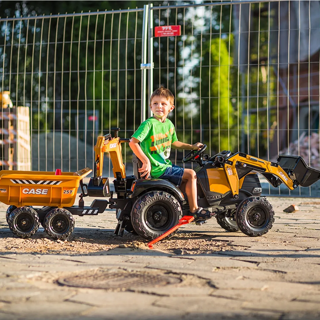 falk bager claas na pedale s prikolicom 3+ - slika 3
