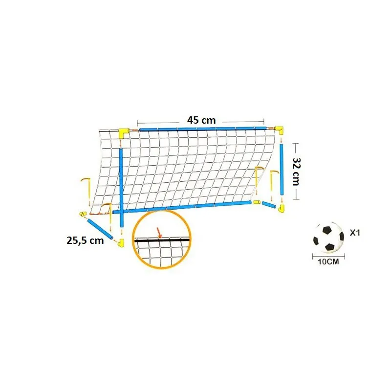 woopie nogometni gol 45 x 32 x 25,5 cm - slika 3