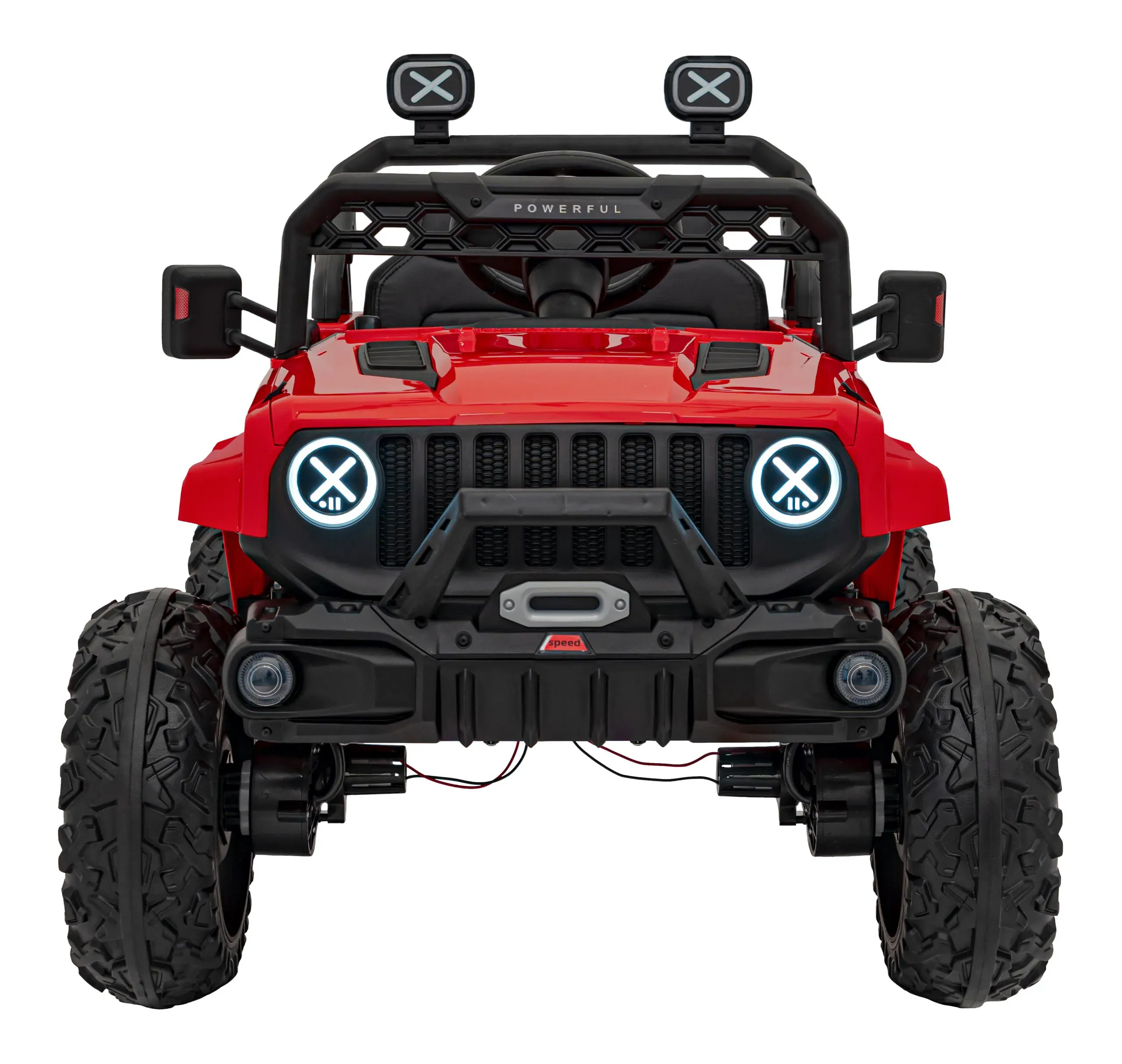 off-road, auto na akumulator, crveni - slika 2