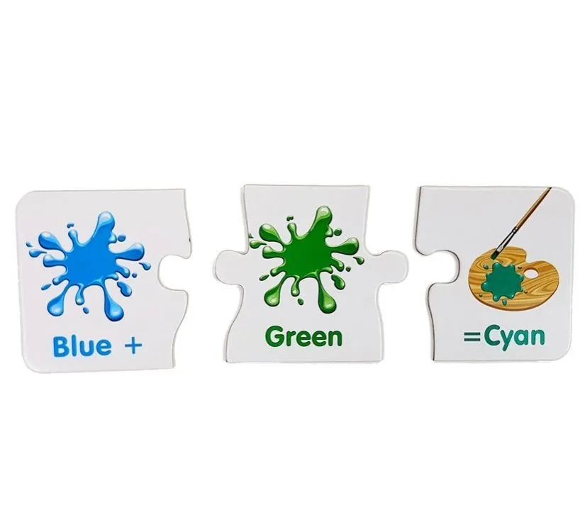 edukativne puzzle - boje na engleskom - slika 5