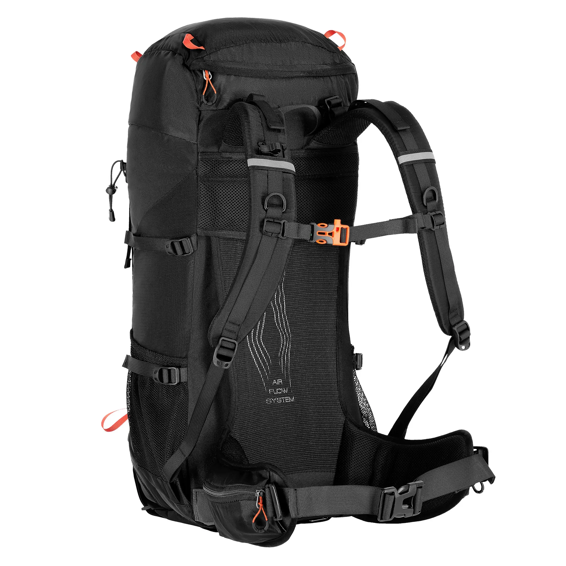 putni ruksak crni 65l nils camp - slika 5