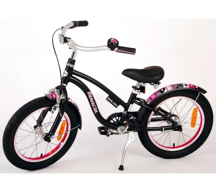 dječji bicikl volare miracle 16" mat crni - slika 15