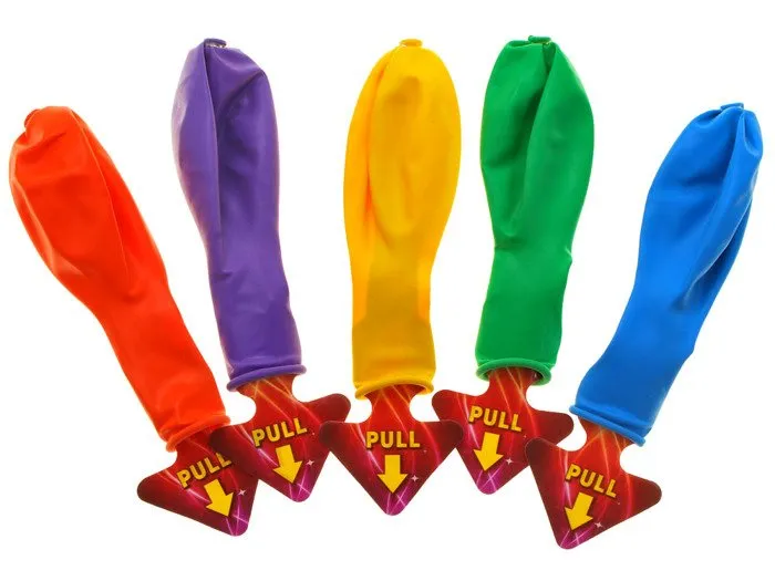 set led osvjetljenih šarenih balona 5kom. - slika 9
