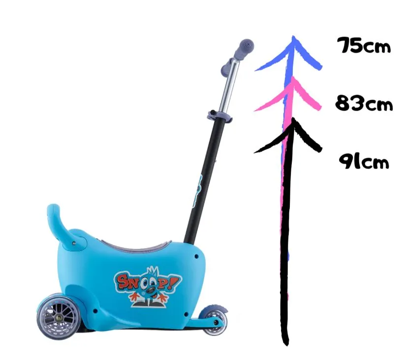 dječji romobil 3u1 snoop zeleni - slika 5
