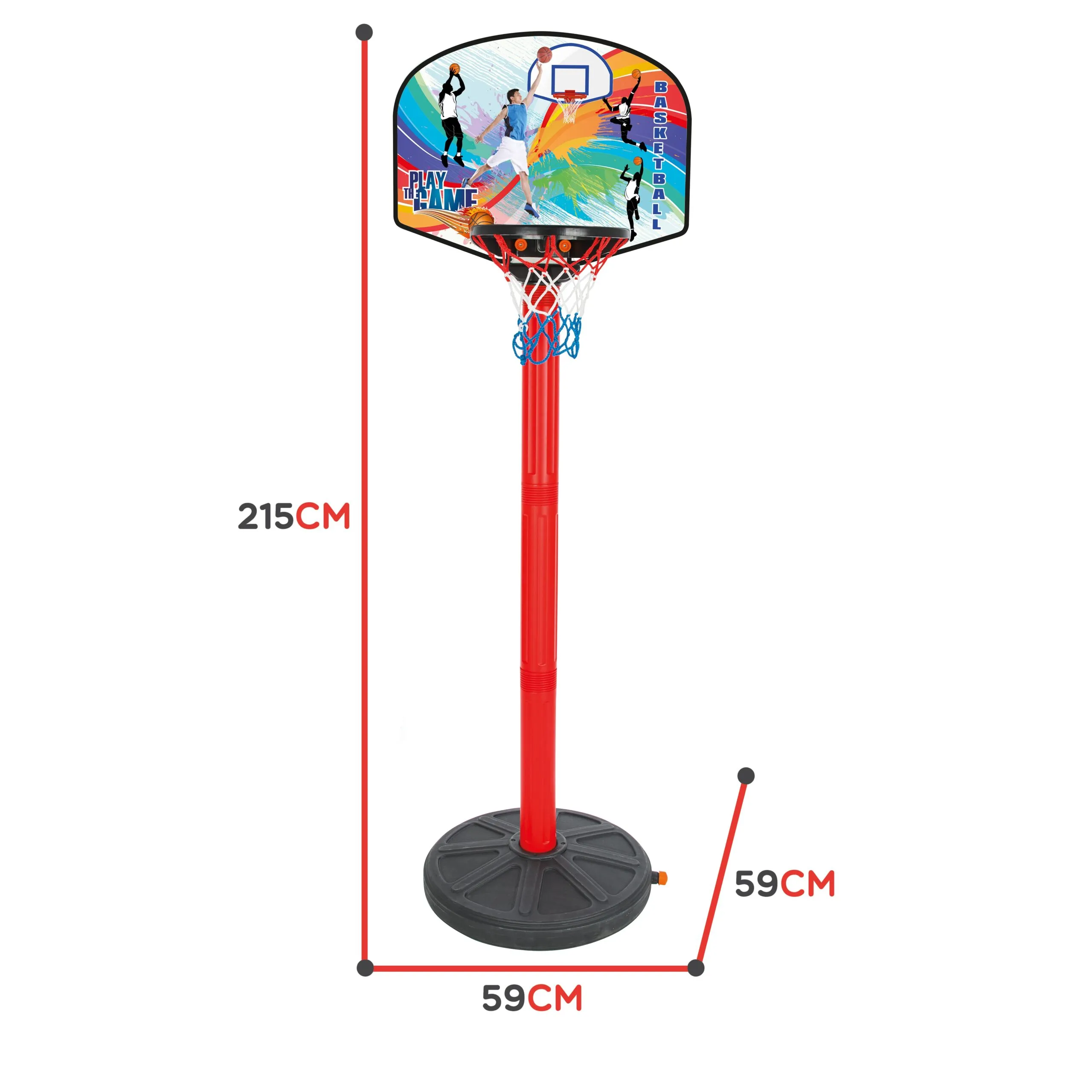woopie set za košarku 215 cm - slika 3