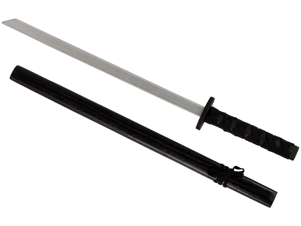 drvena katana 73cm crna - slika 2