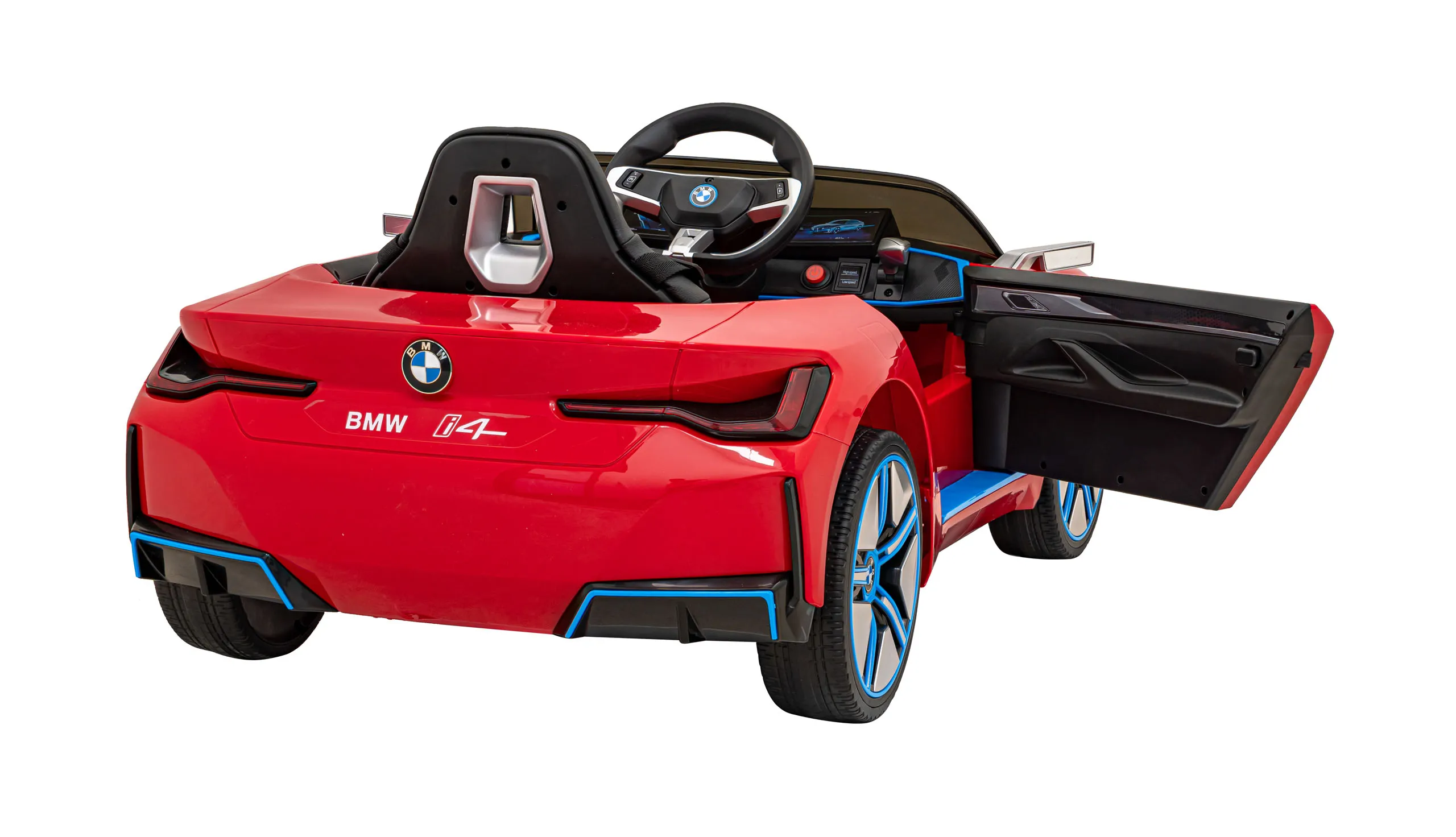 bmw i4, auto na akumulator, crveni - slika 8