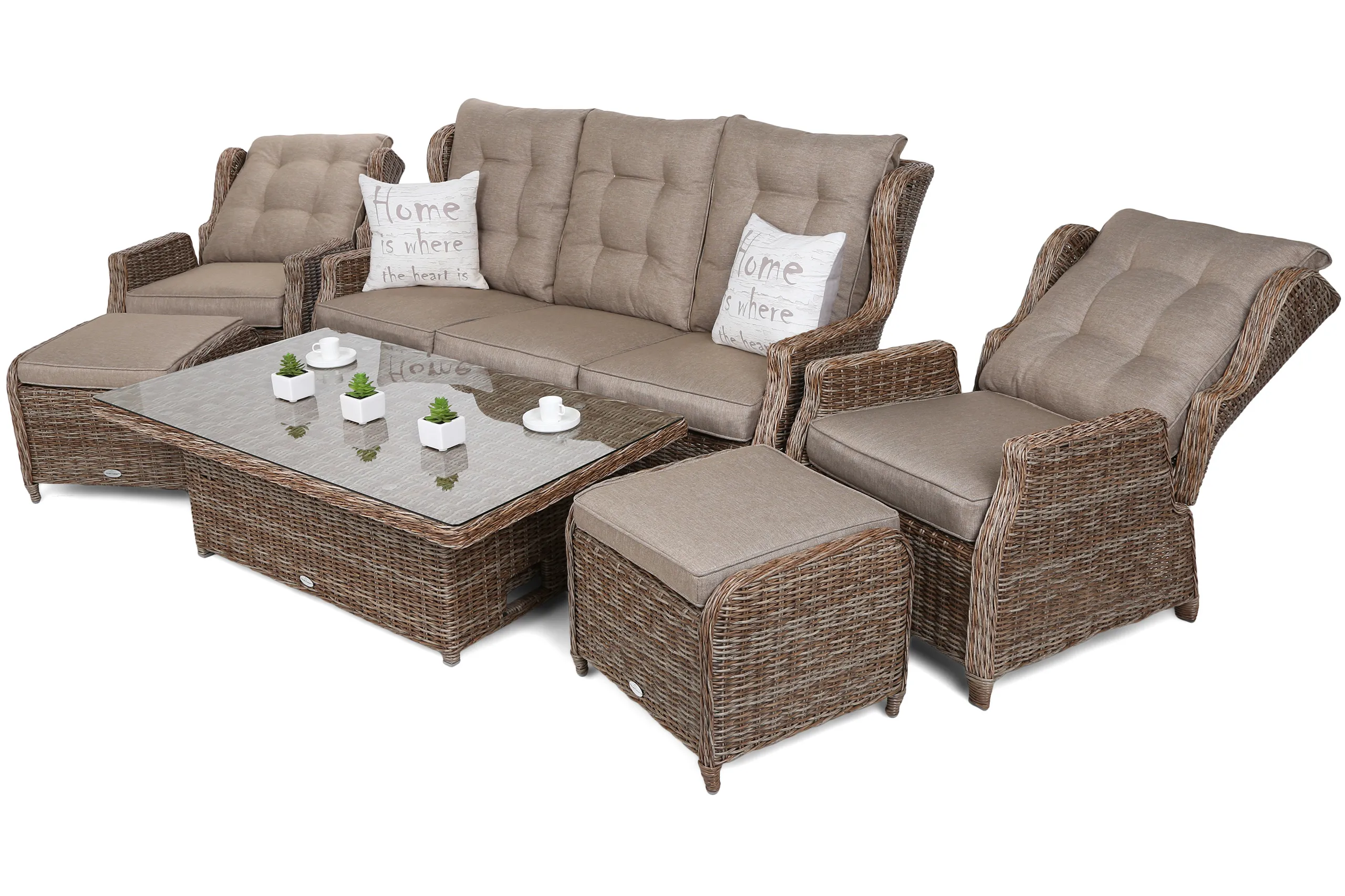 set namještaja memfis ginger / brown melange - slika 6