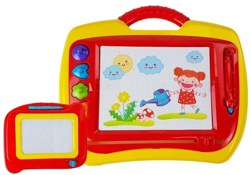 set od 2 magnetske ploče crveno-žuti - slika 3