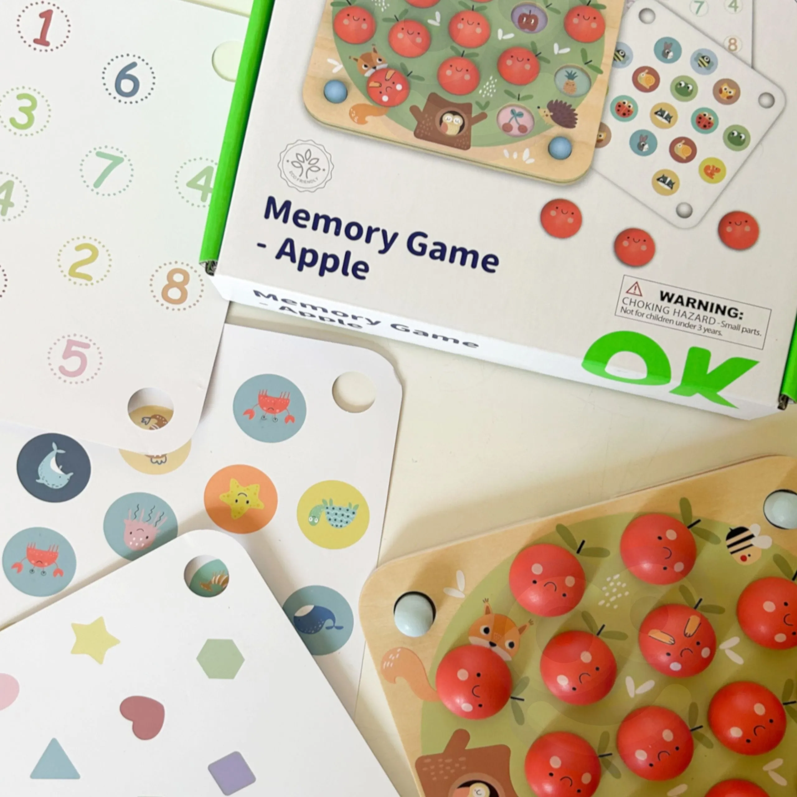 tooky toy igra memorije - jabuka - slika 5