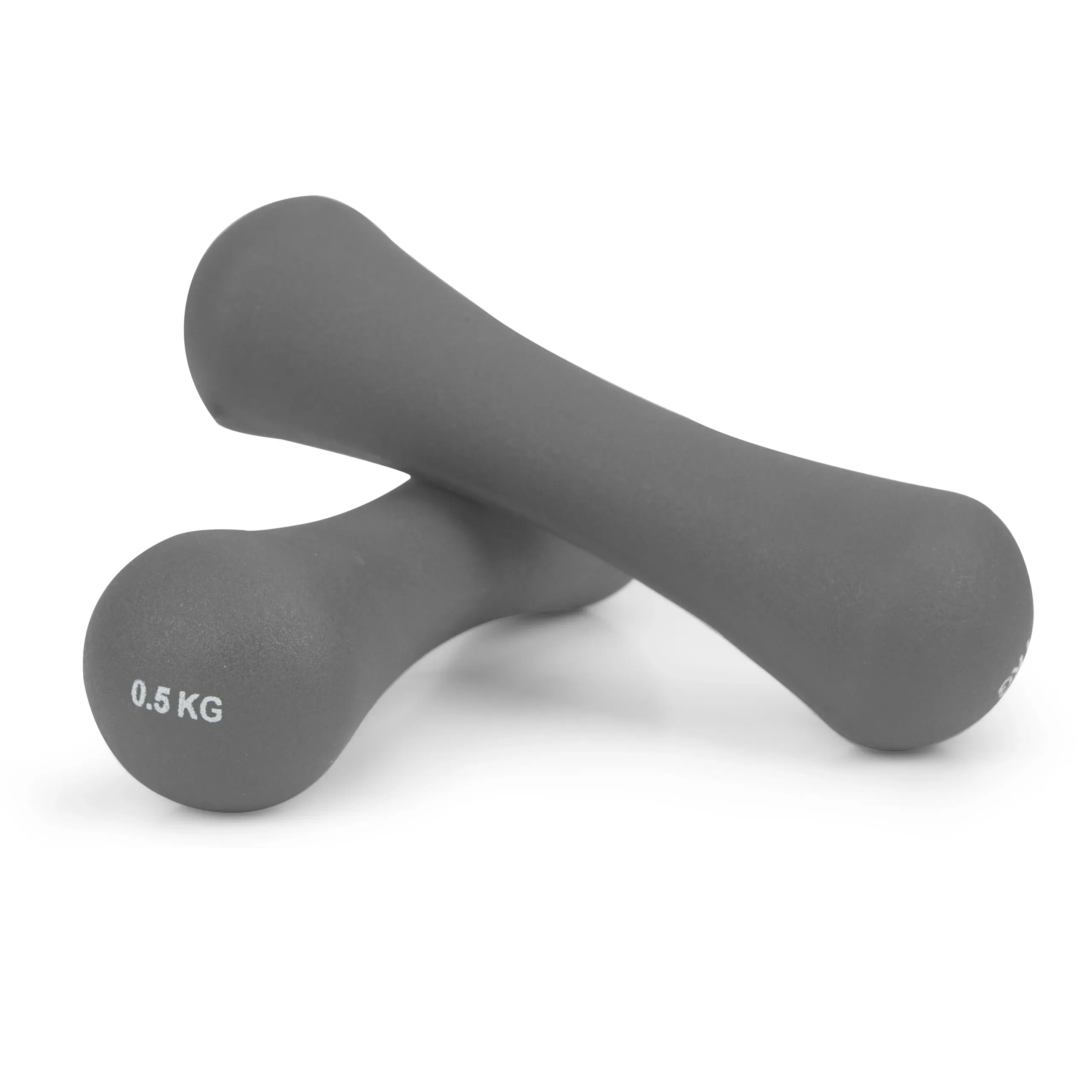 modernhome bučice za vježbanje a2 2x0,5kg sive - slika 2