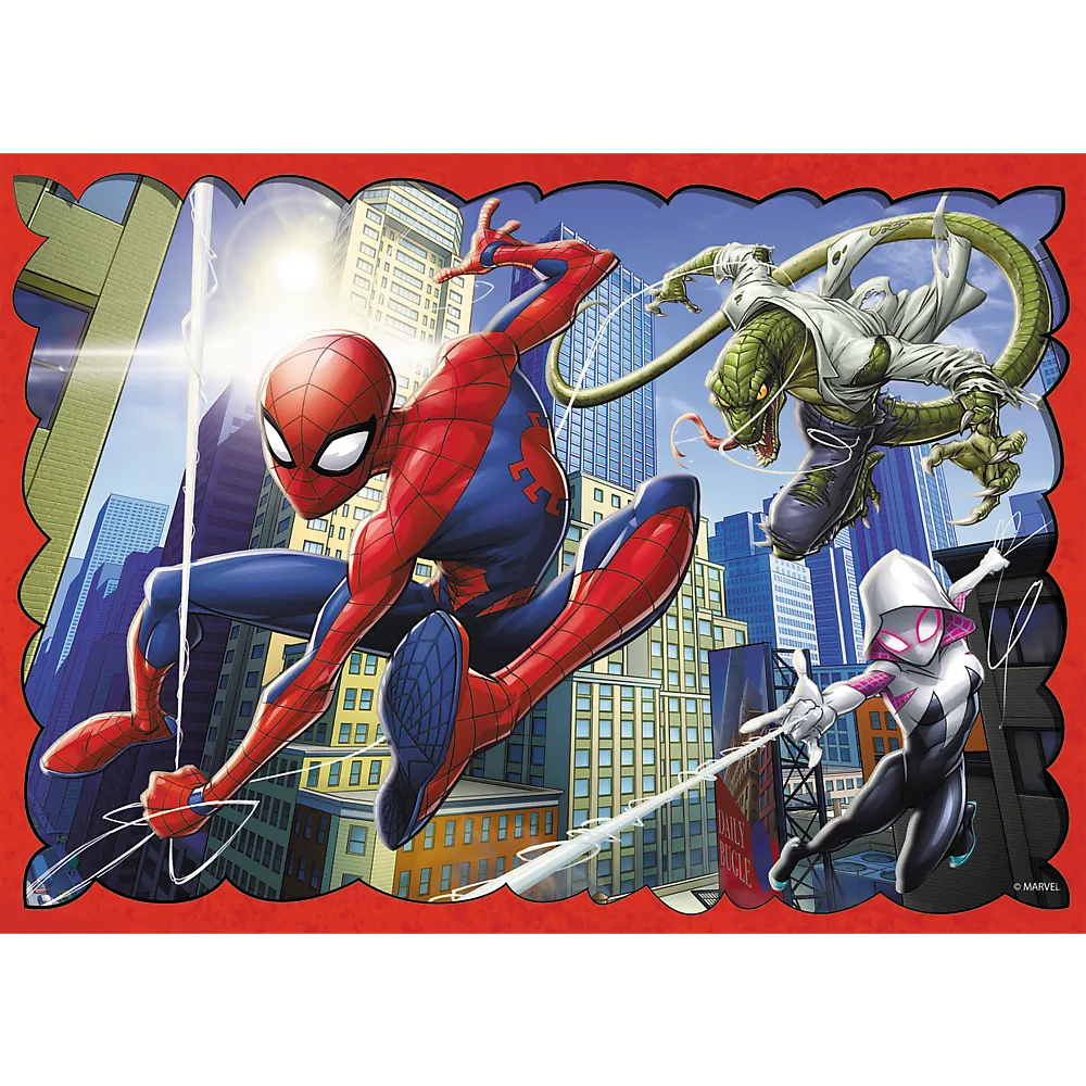 puzzle - 4u1 - heroj spider-man trefl 34384 - slika 3