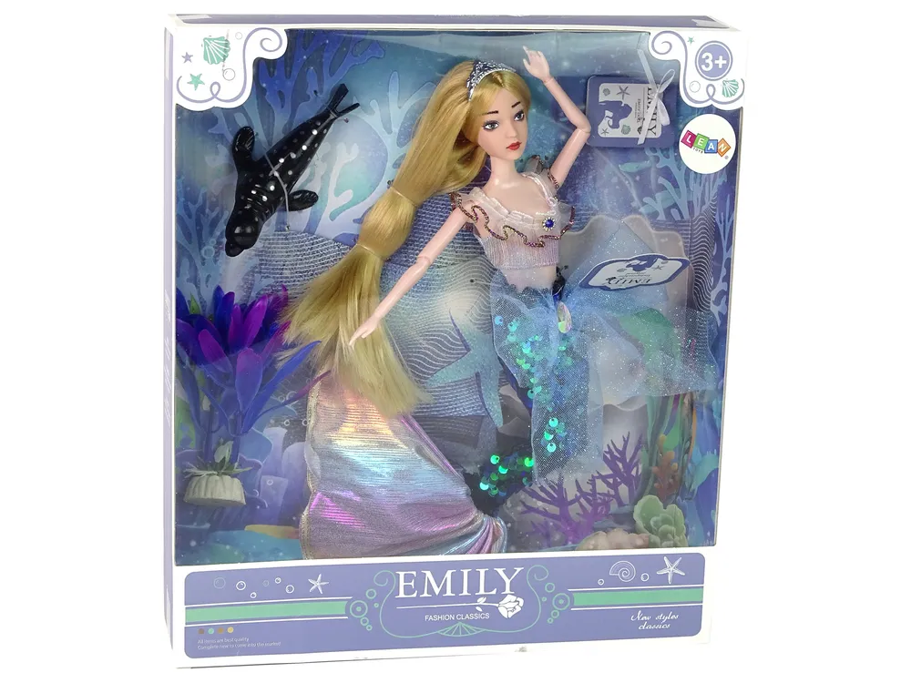 lutka emily - zelena sirena s dodacima - slika 6