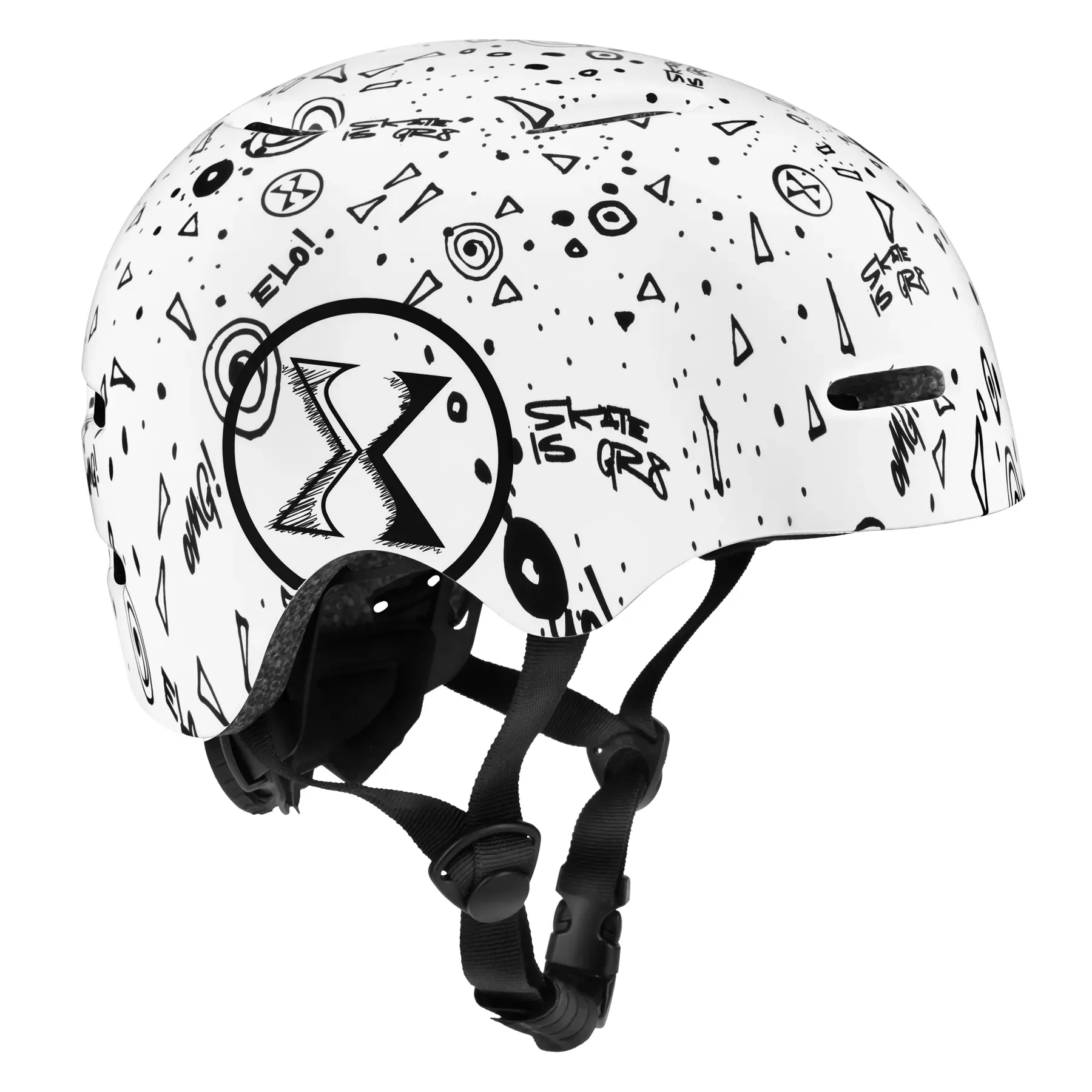Nils Extreme kaciga bijela veličina L 58–61 cm - Pribislavec
