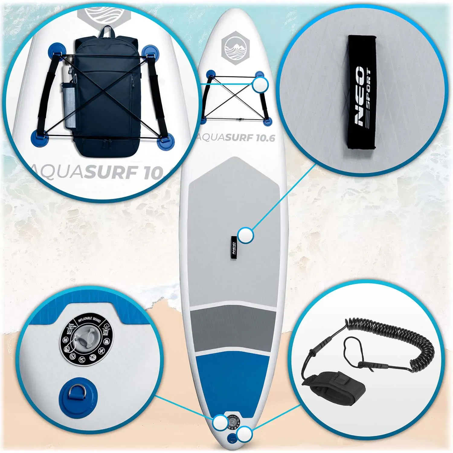 neo-sport 170000 sup daska 320 cm - slika 7