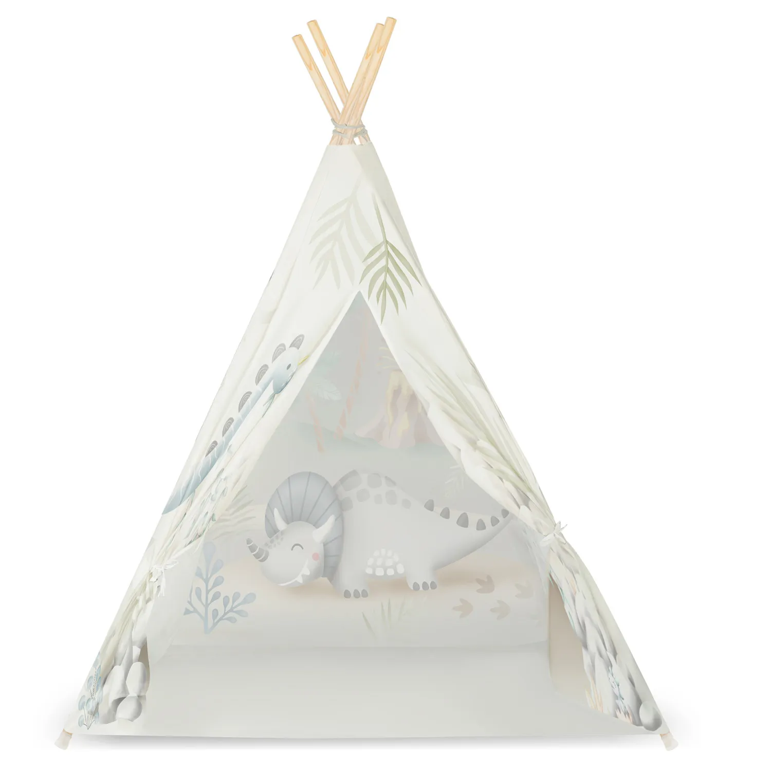 nukido teepee šator za djecu - dinosauri - slika 5