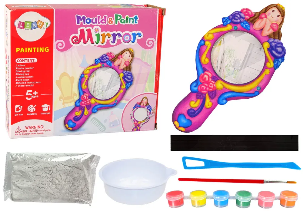 diy set za izradu personaliziranog ogledala od gipsa - slika 2