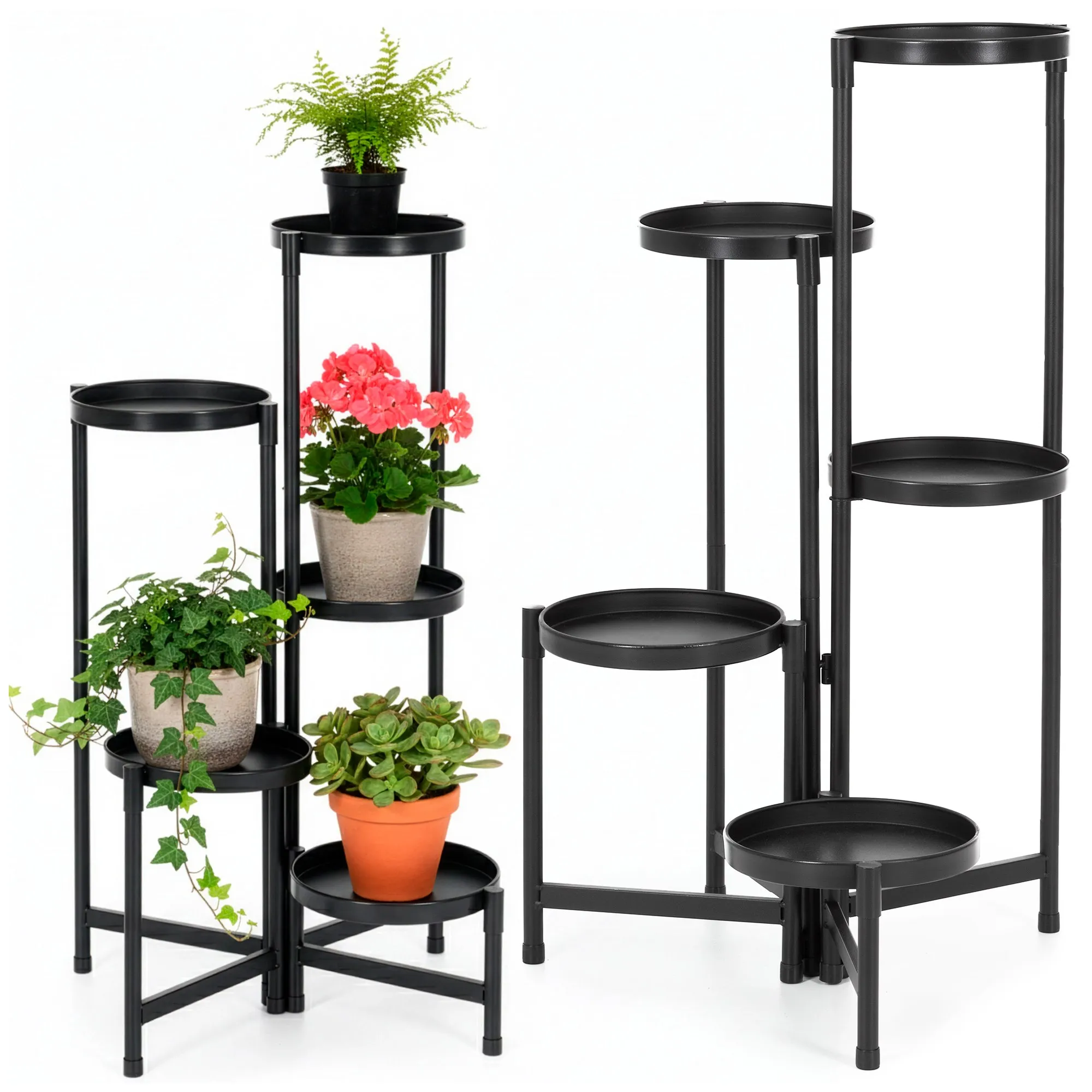 metalni stalak za cvijeće 20 x 62 x 80 cm - slika 3