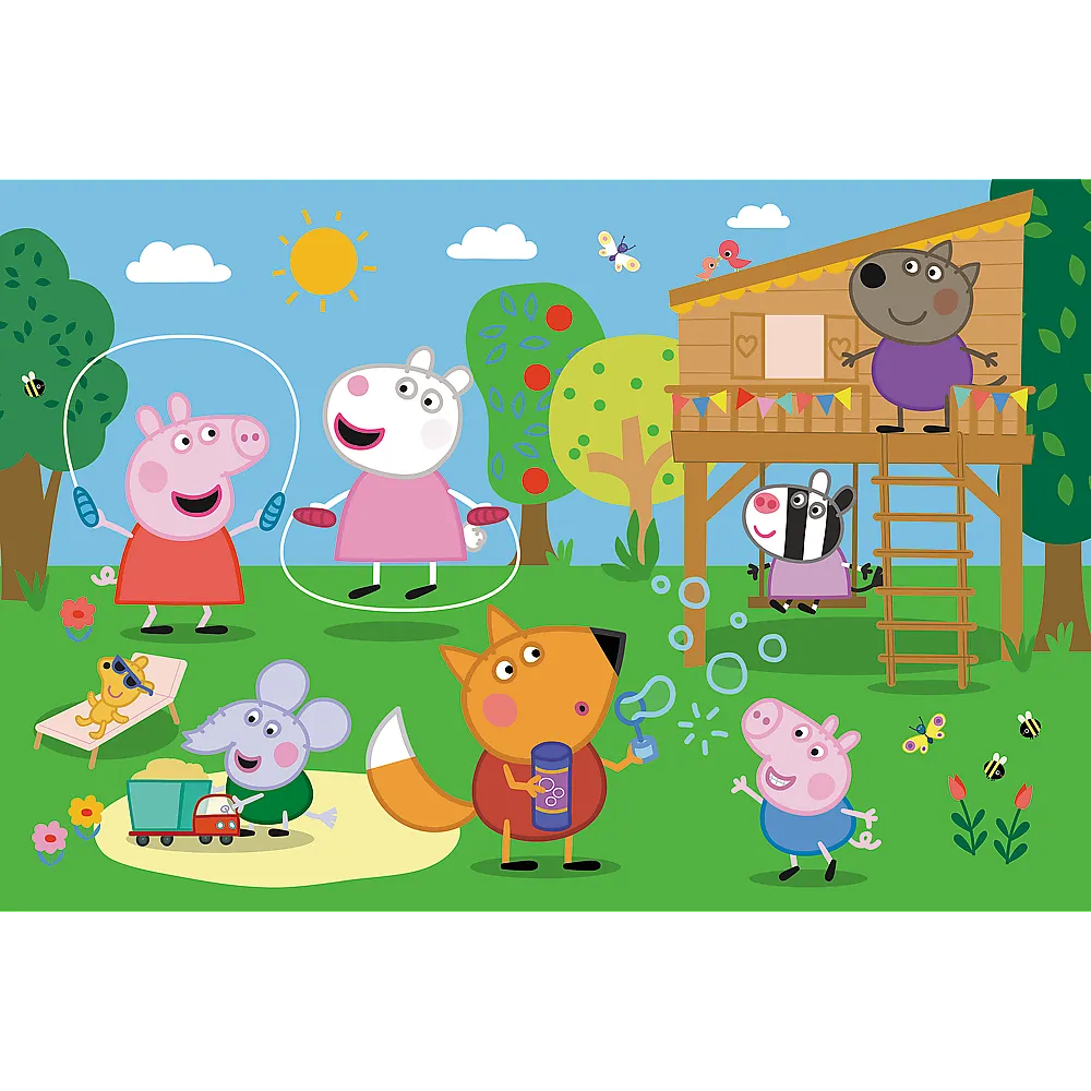 puzzle - 24 maxi - zabava na proplanku - peppa pig 14342 - slika 3