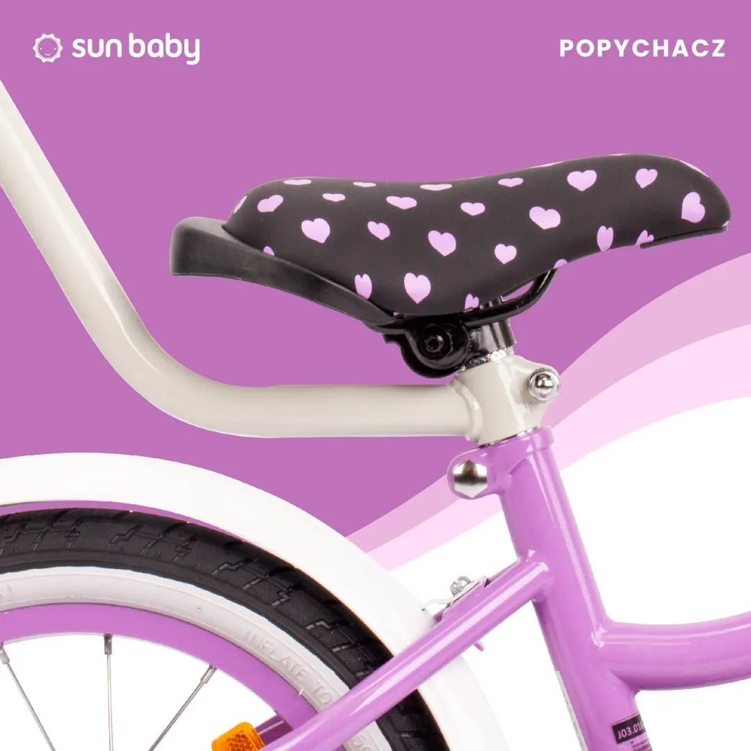 dječji bicikl guralica heart 14" bike ljubičasti - slika 4
