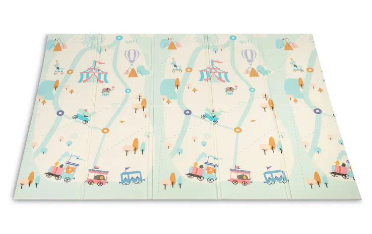 toyz dvostrana podloga za igru cirkus 200 x 180 cm - slika 3