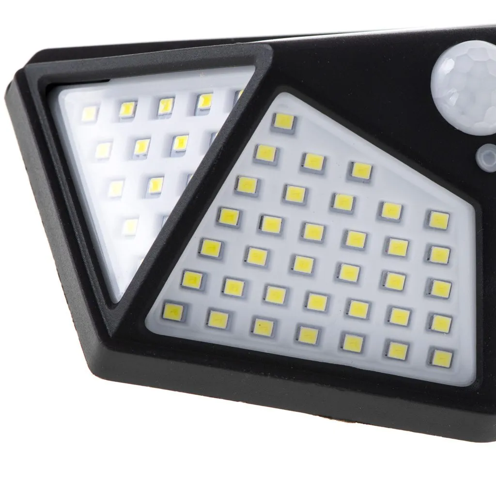 solarna svjetiljka sa senzorom pokreta 100 led lampica - slika 7