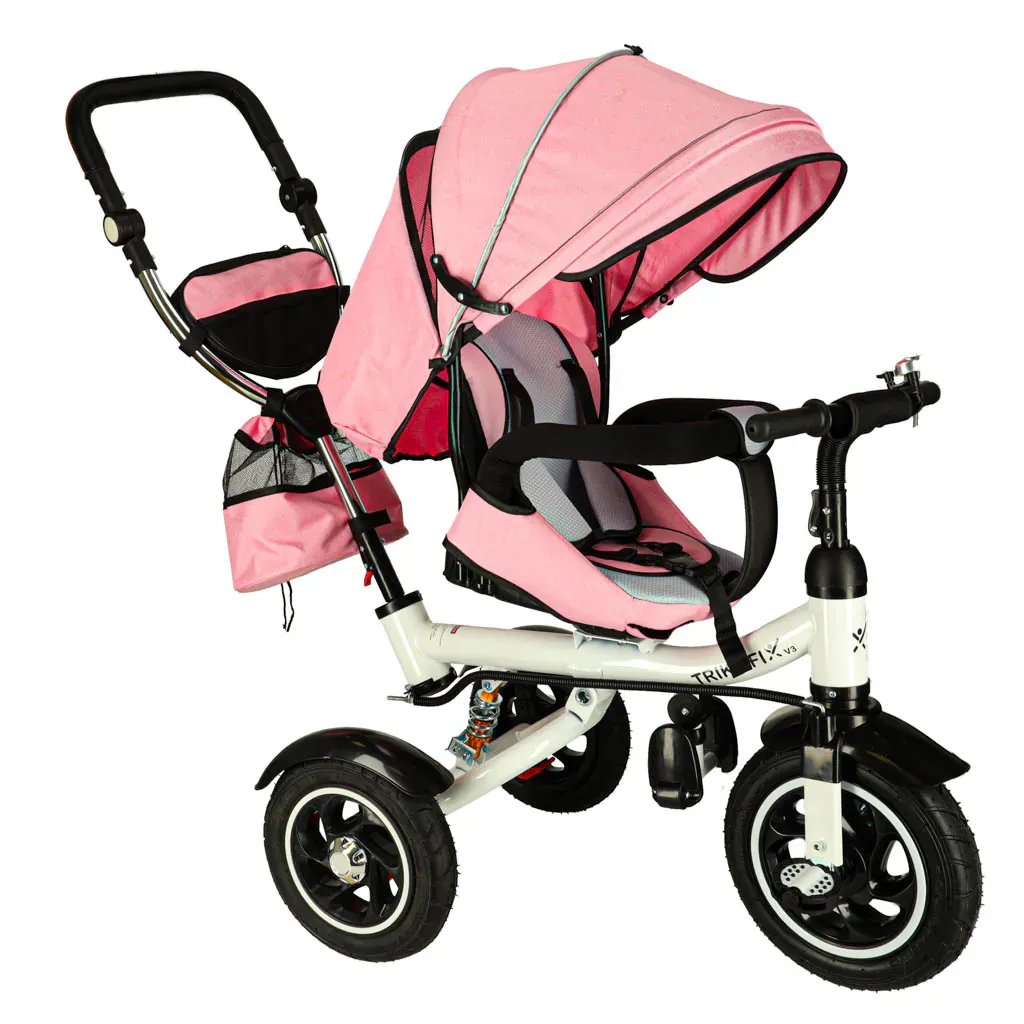tricikl za djecu trike fix v3 – roza boja - slika 5