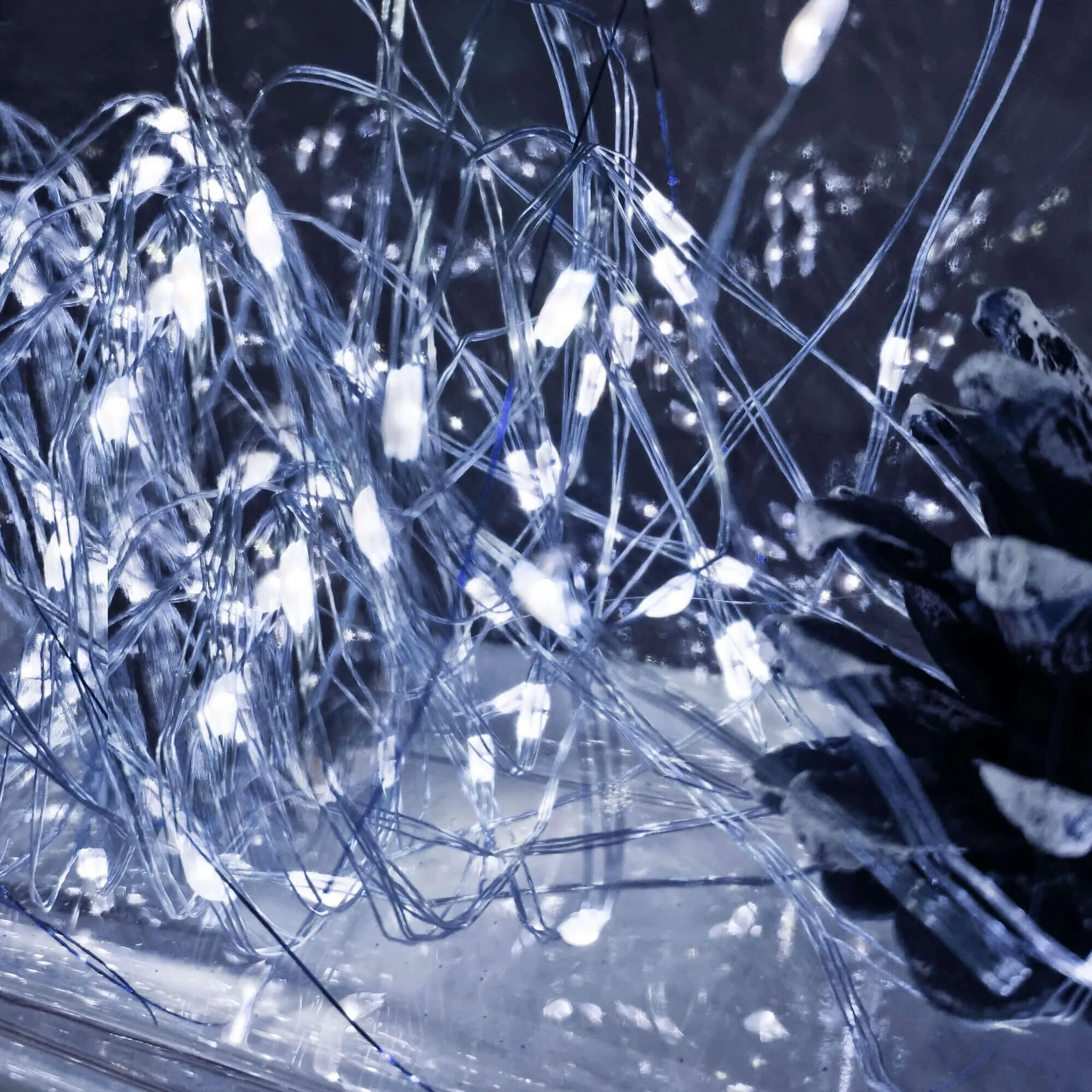 led žičane lampice , hladno bijela - slika 8