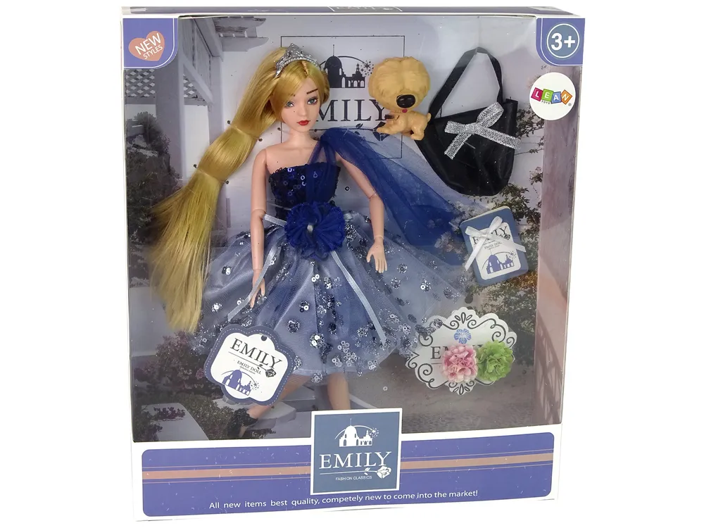 lutka emily - torba, pas i cvijeće - slika 6