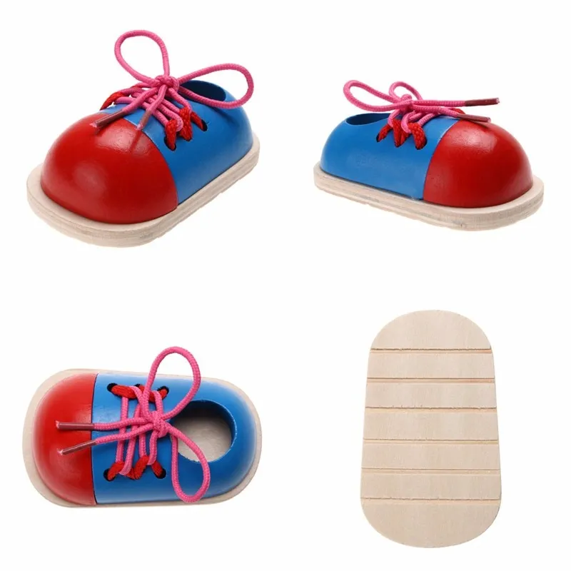 montessori set za učenje vezivanja vezica 2 kom. - slika 3