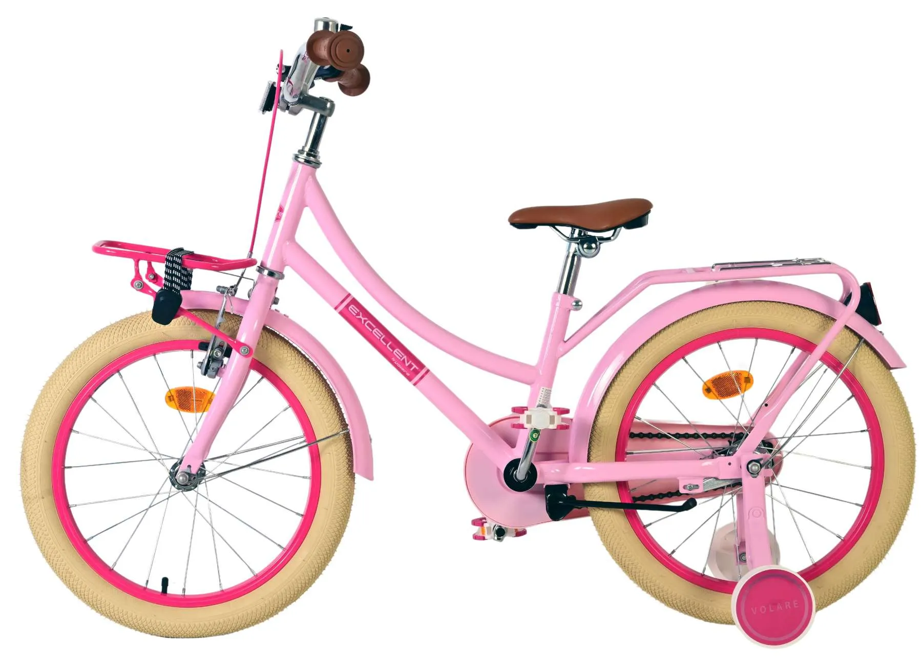 volare dječji bicikl excellent 18″ pink boje - slika 8