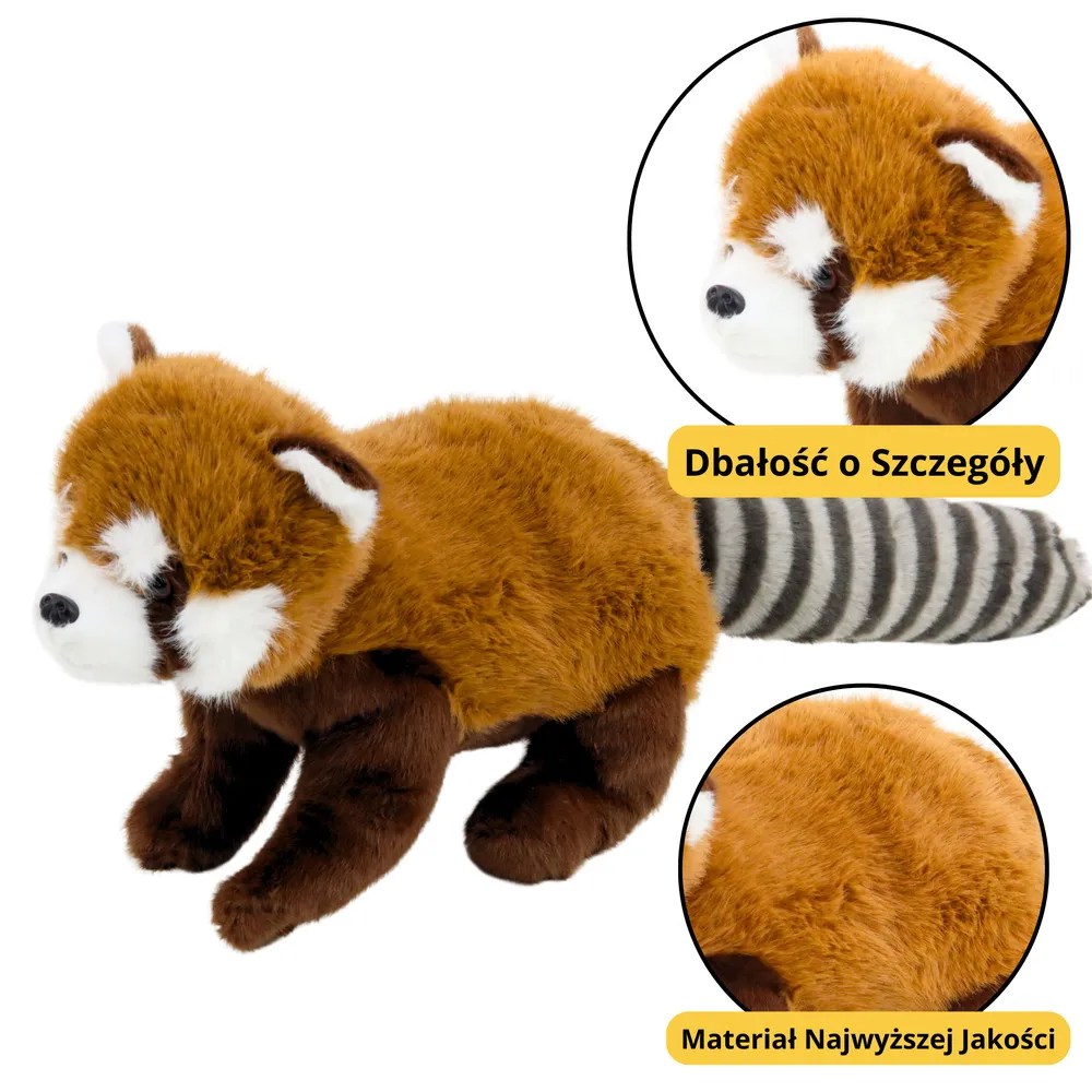 plišana panda crvena 45 cm - slika 3
